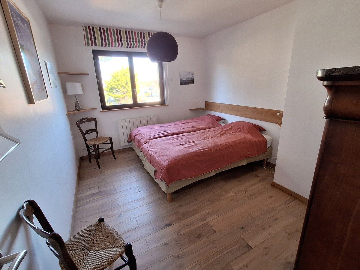Chambre Audresselles : Deux lits jumeaux