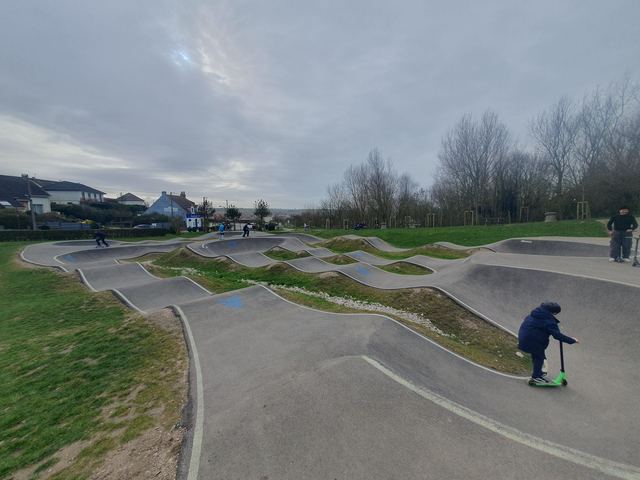 Le pump track de Wimereux